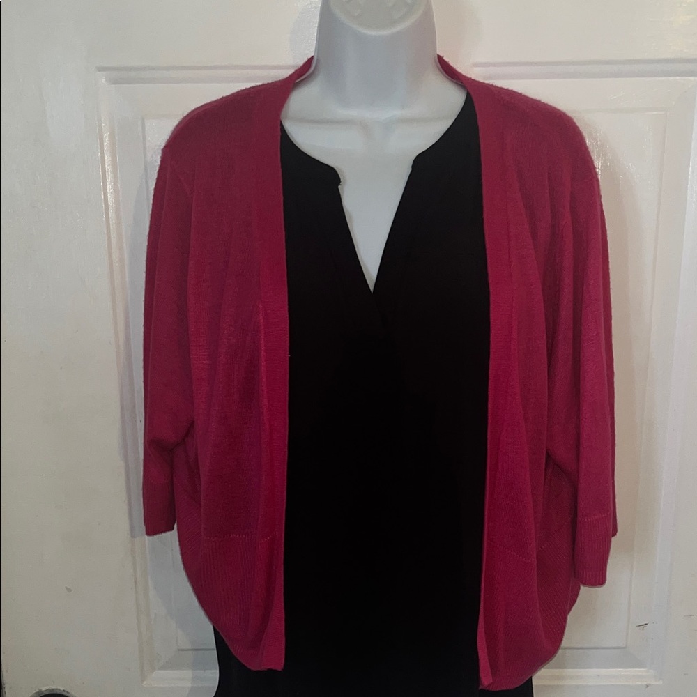 Faded Glory Women's Bright Pink Cardigan